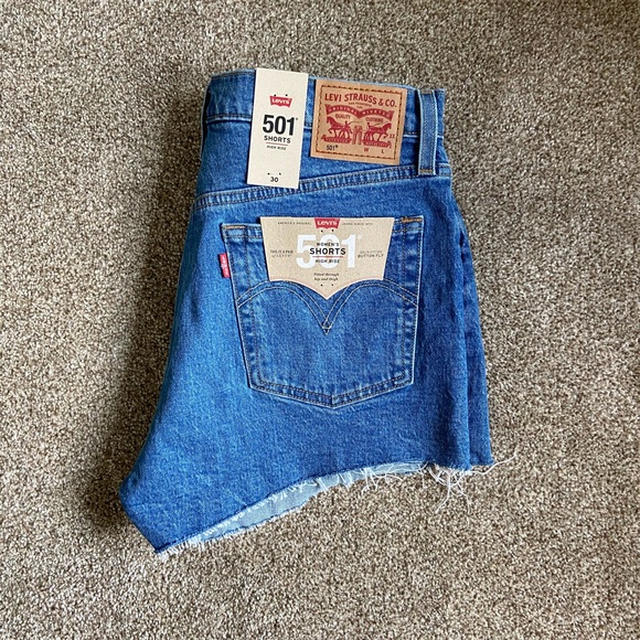 Levi's Pants - Brand New 501 High Rise Levi Shorts